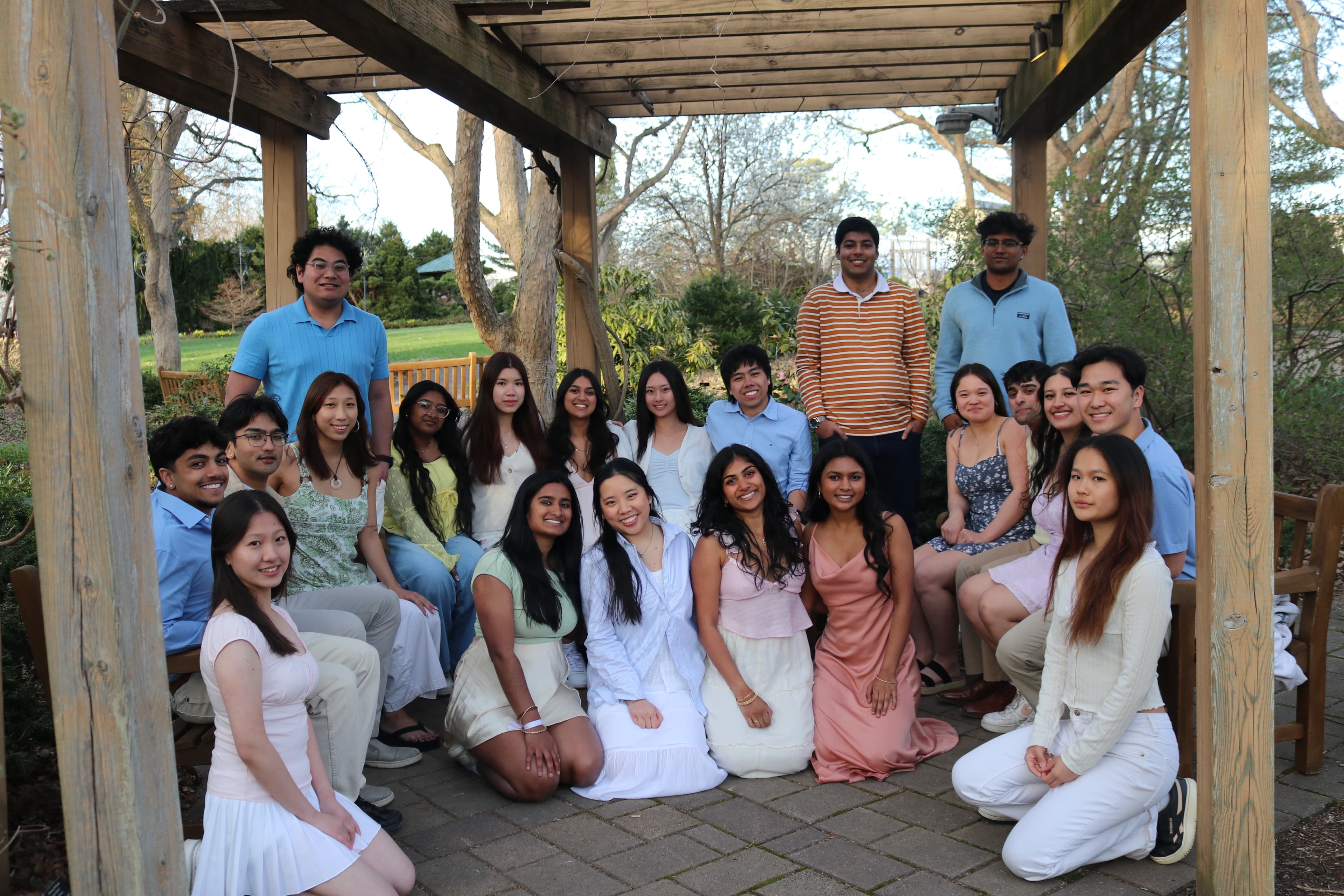 The Virginia Tech SASE officer board together